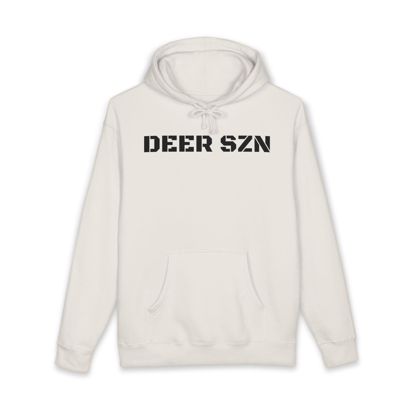 Deer SZN Hoodie - Camo Text Hunting Sweatshirt