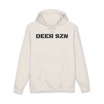 Deer SZN Hoodie - Camo Text Hunting Sweatshirt