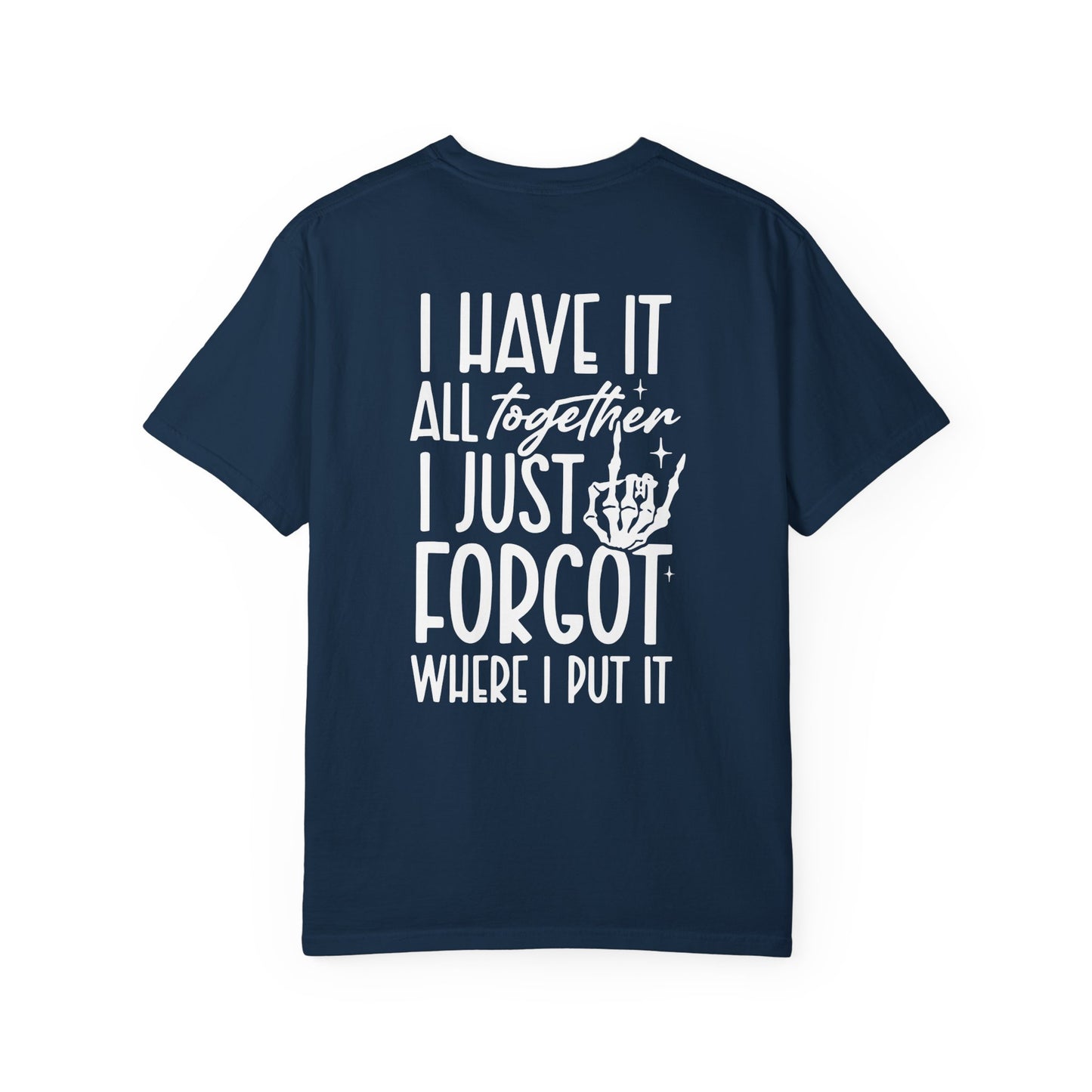 Mom Life Tee - Front& Back - White Writing