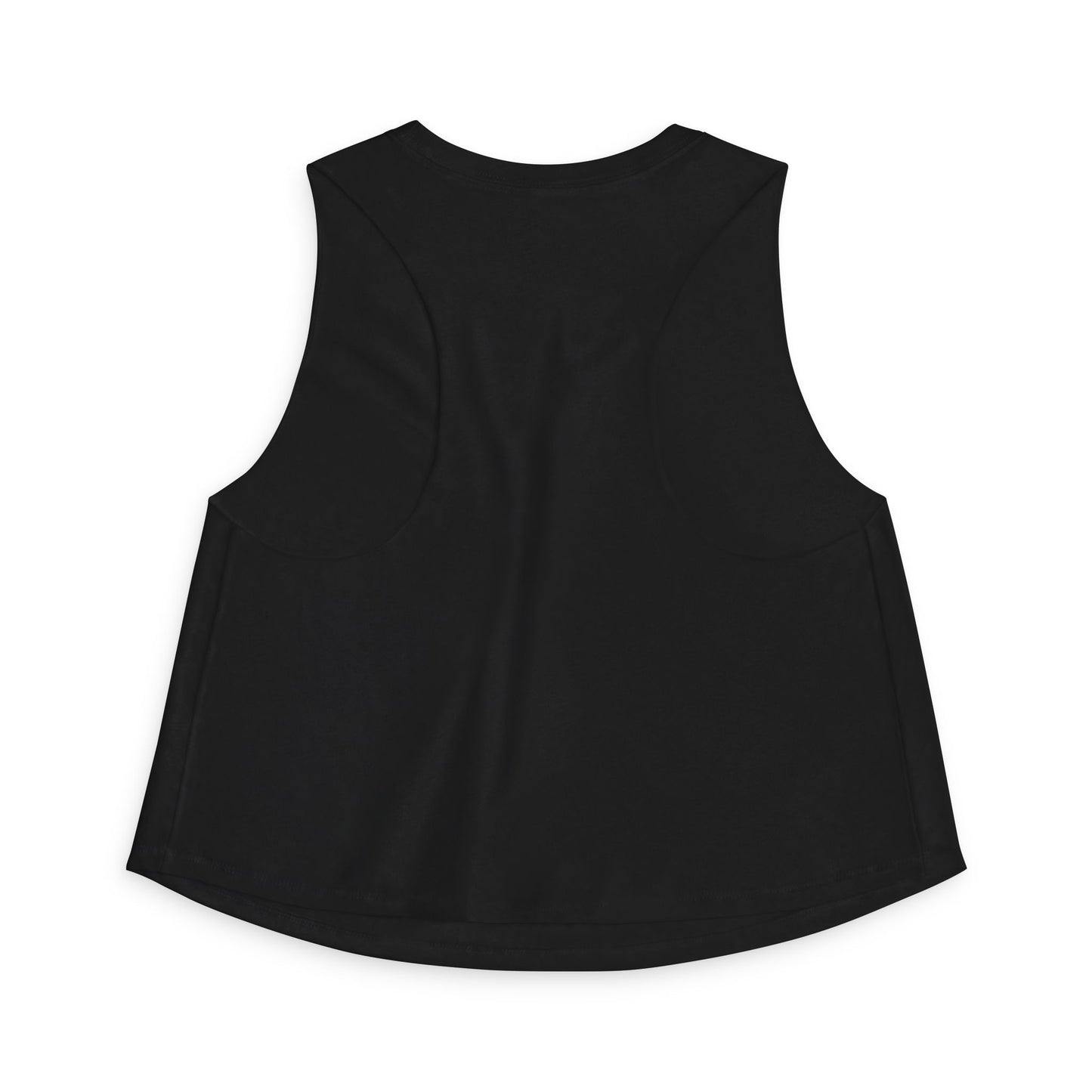 Foxes Crop Top — Women's Athletic Tank Top with Green Collegiate Logo