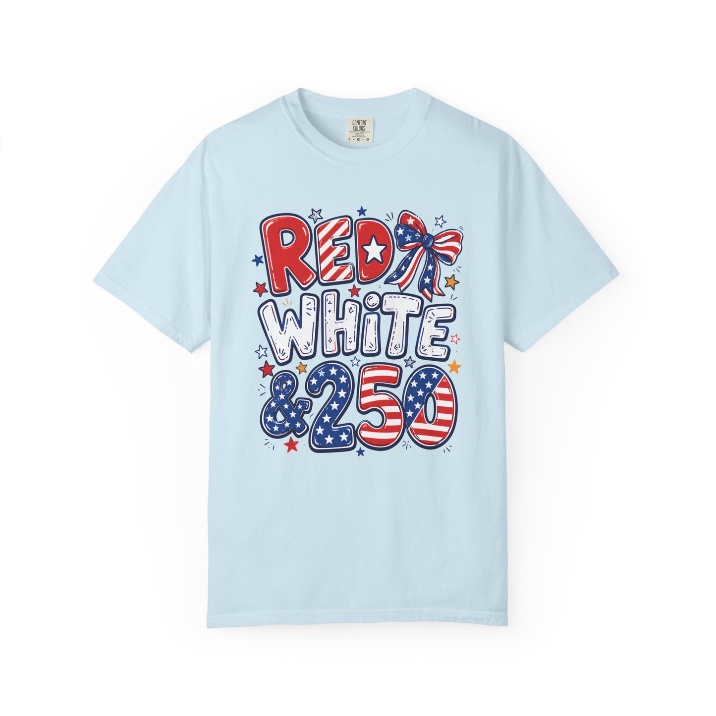 Red White & 250 Patriotic Tee