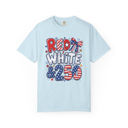 Red White & 250 Patriotic Tee