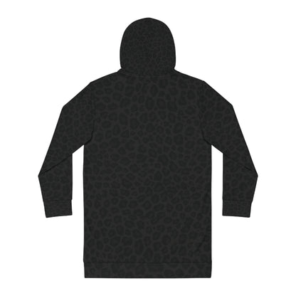Leopard Hoodie Dress — Women's Sherpa Hoodie Dress