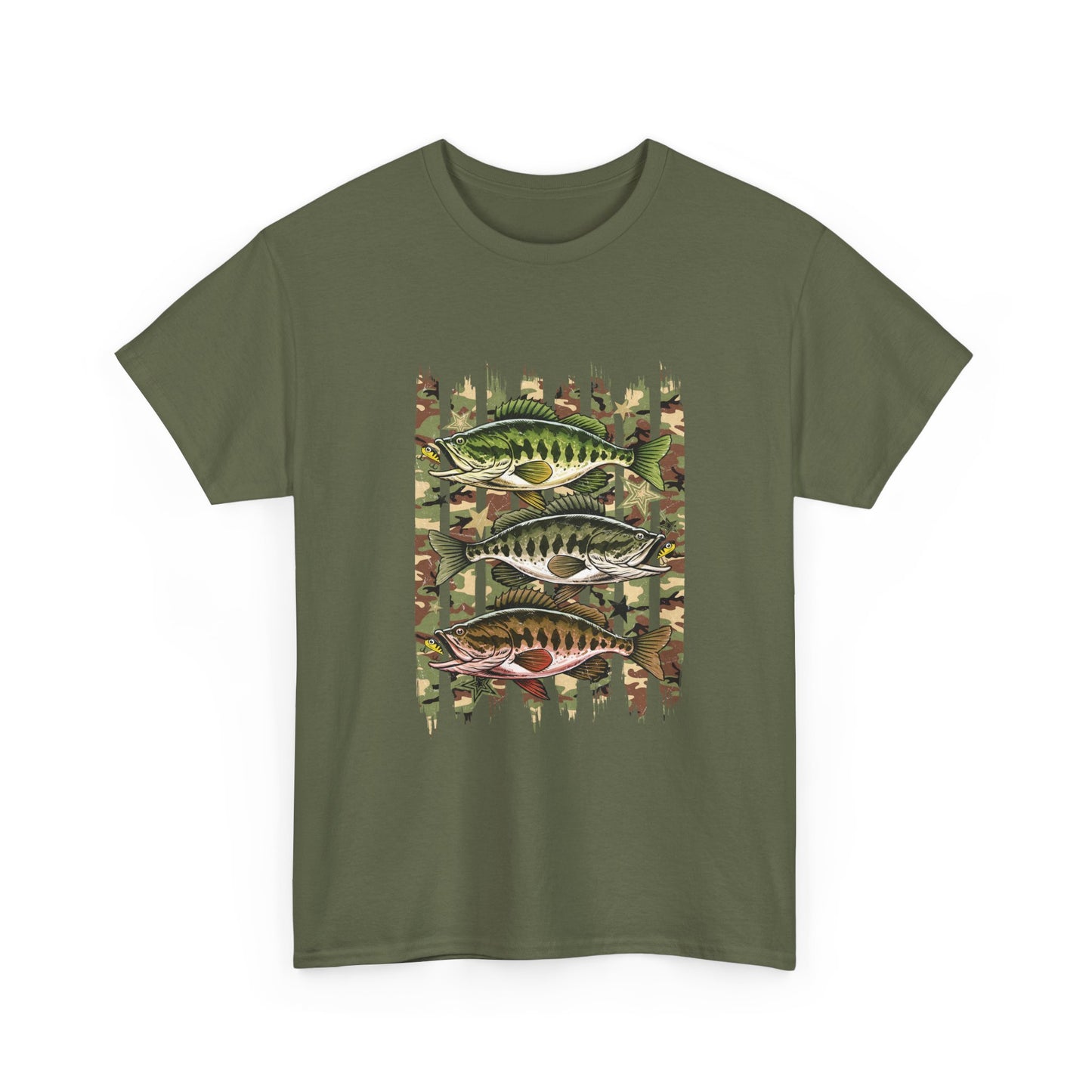 Fishing Bass Camouflage Tee