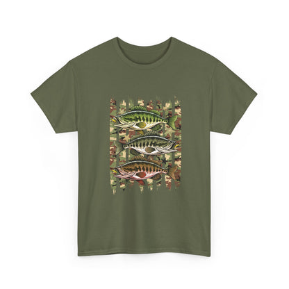 Fishing Bass Camouflage Tee