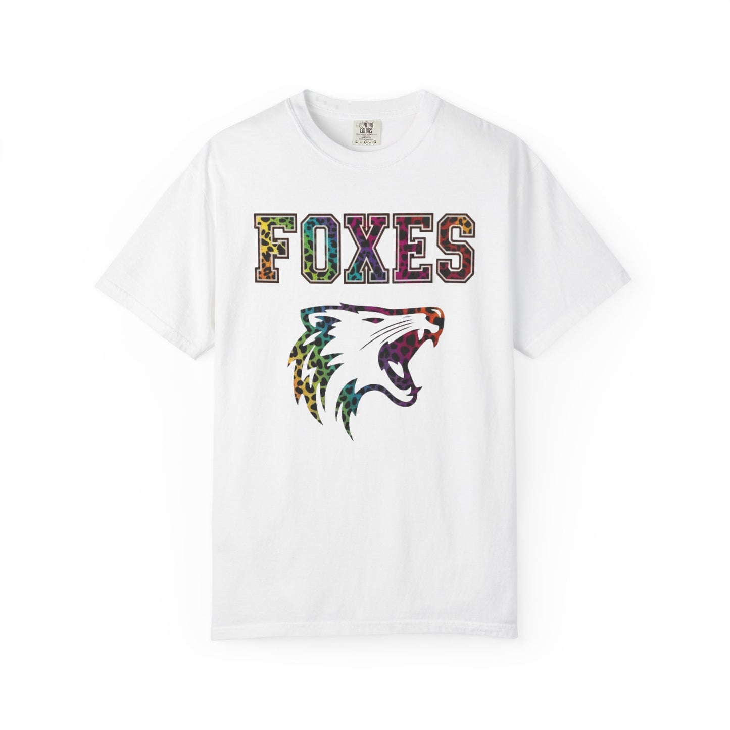 Foxes Leopard Mascot Tee
