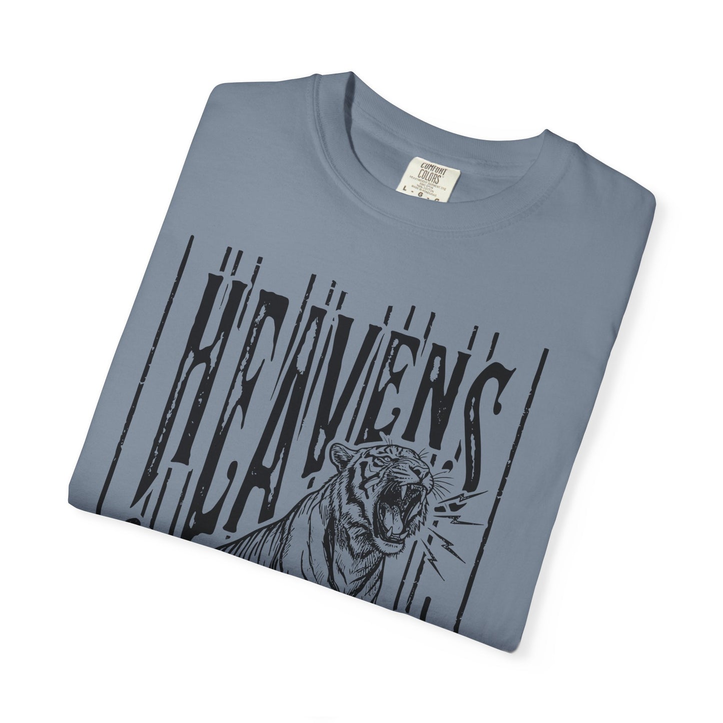 Heaven's Are Roaring Tiger Tee- Pink Writing