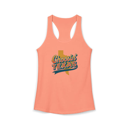 Choosin' Texas Racerback Tank