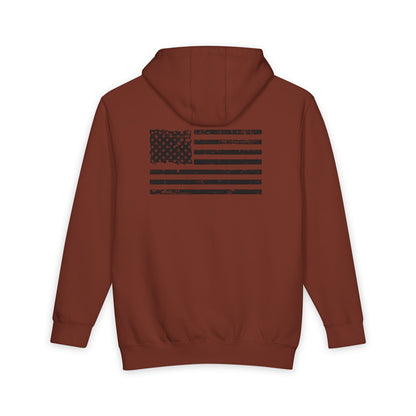 Hoodie — 1776 Betsy Ross Flag Distressed American Patriot Pullover