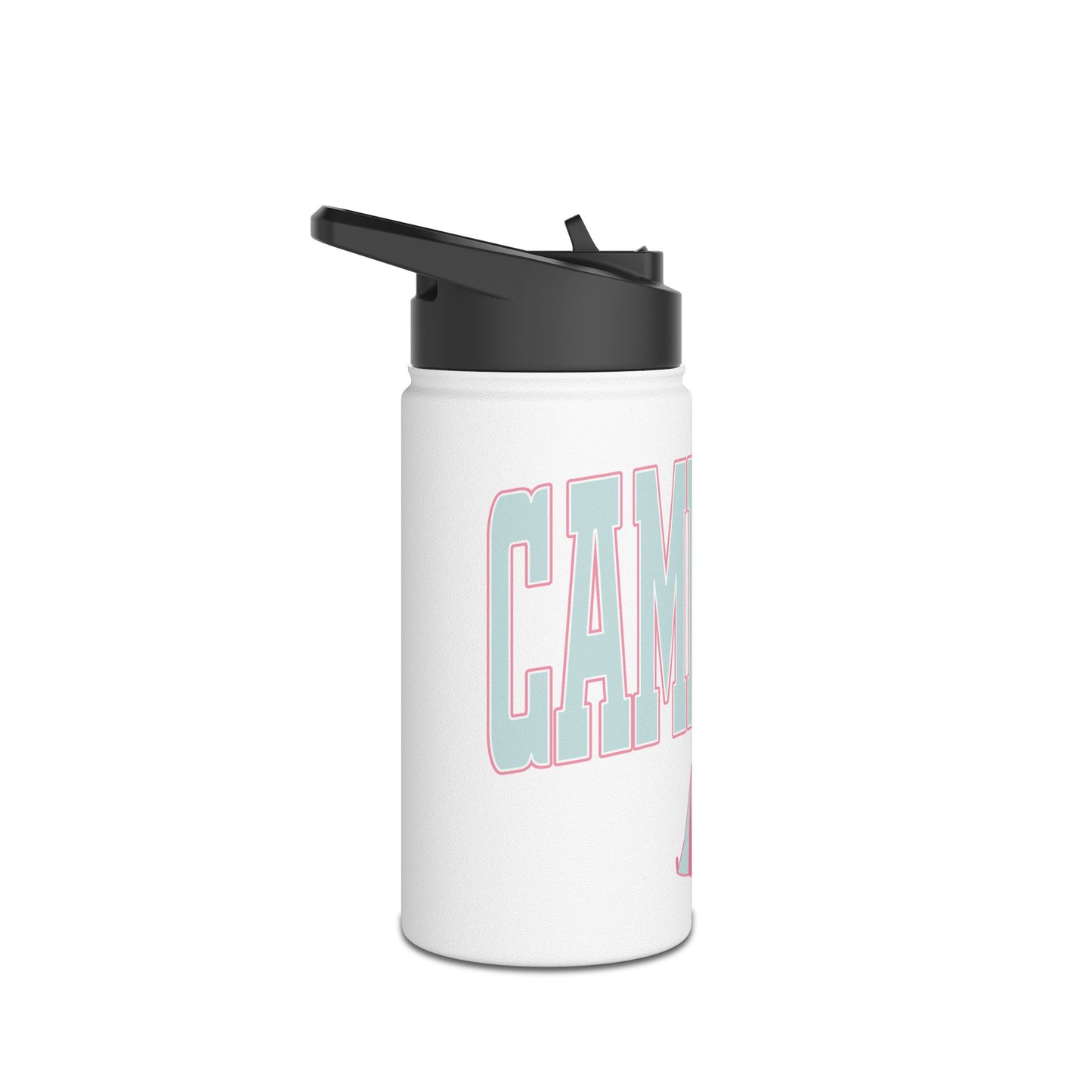 Camp Life Stainless Steel Water Bottle - WHITE