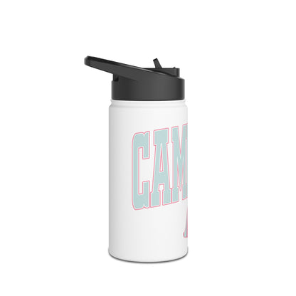 Camp Life Stainless Steel Water Bottle - WHITE