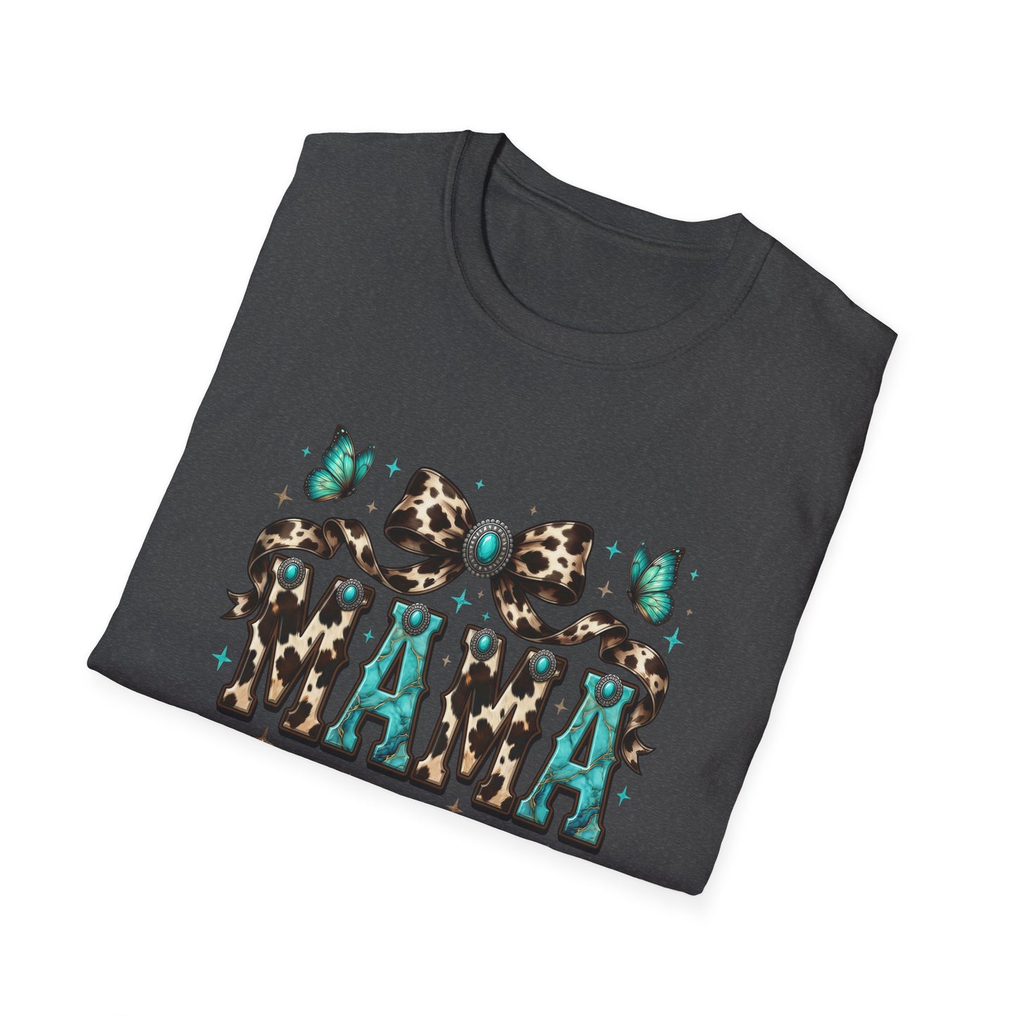 Mama Leopard Bow T‑Shirt