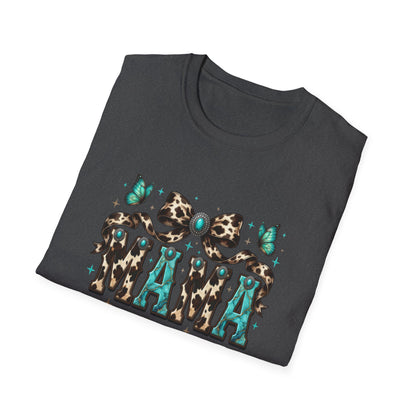 Mama Leopard Bow T‑Shirt