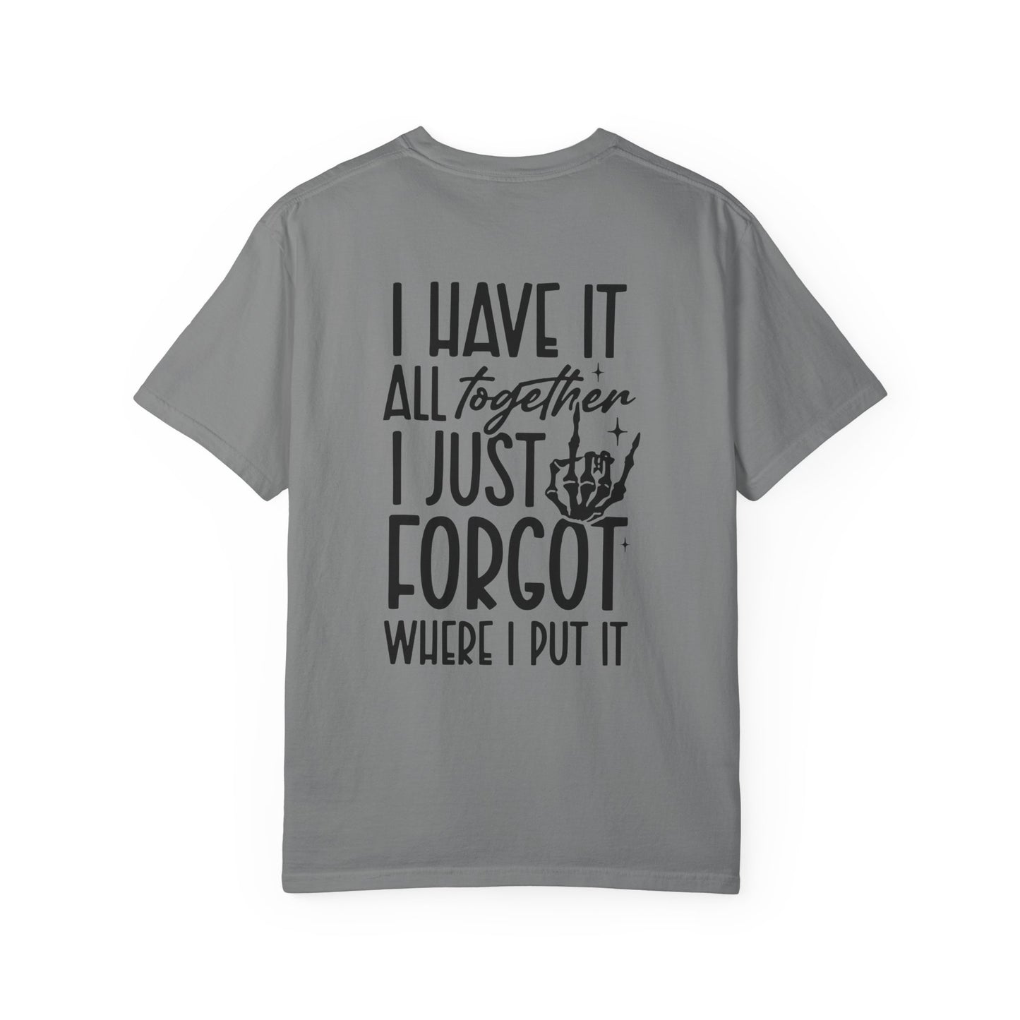 Mom Life Tee - Front& Back - Black Writing