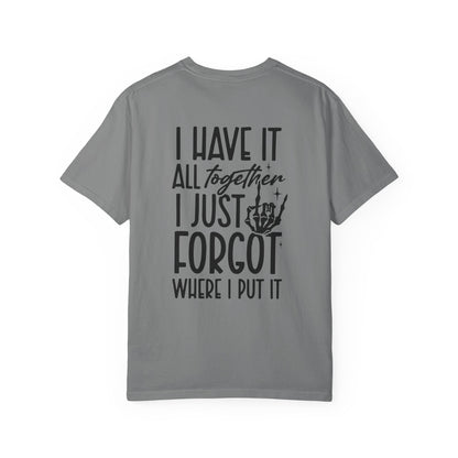 Mom Life Tee - Front& Back - Black Writing