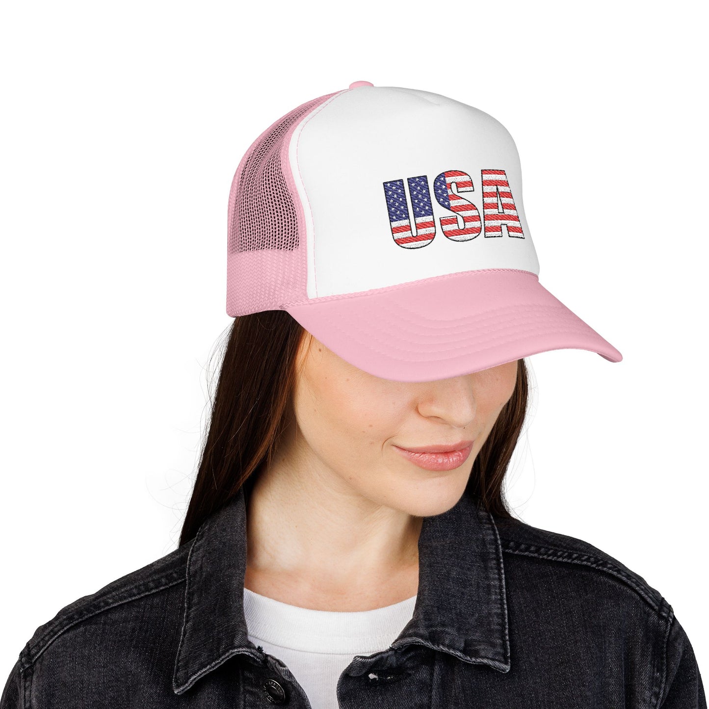 USA Flag Trucker Hat