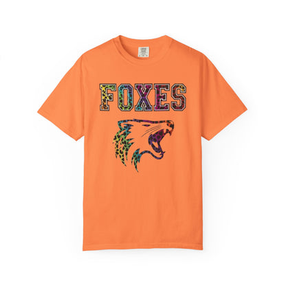 Foxes Leopard Mascot Tee