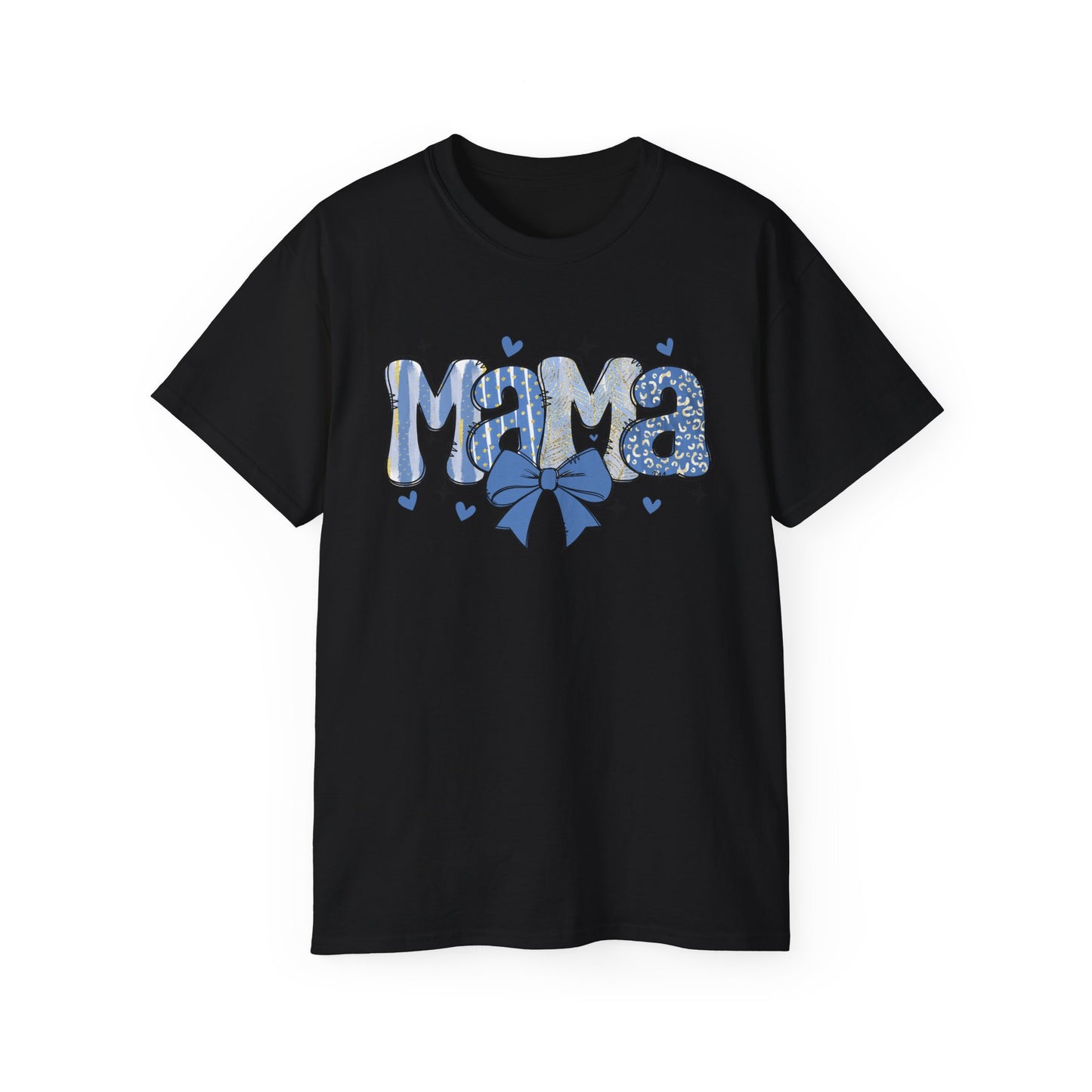 Mama Blue Bow T‑Shirt