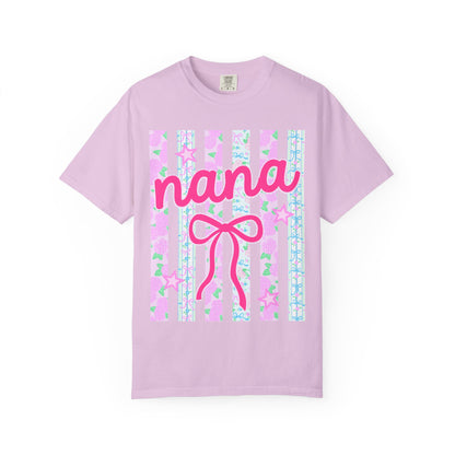 Nana Bow Stripe Tee