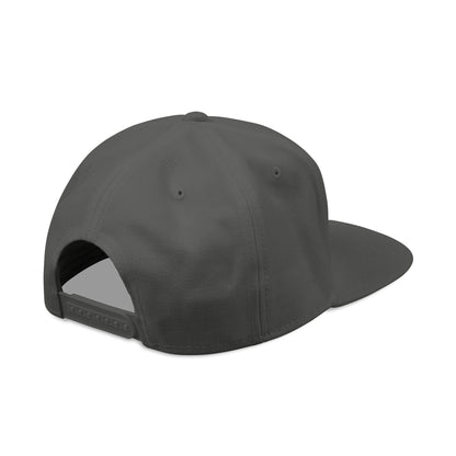 Embroidered Distressed Flag Snapback Hat