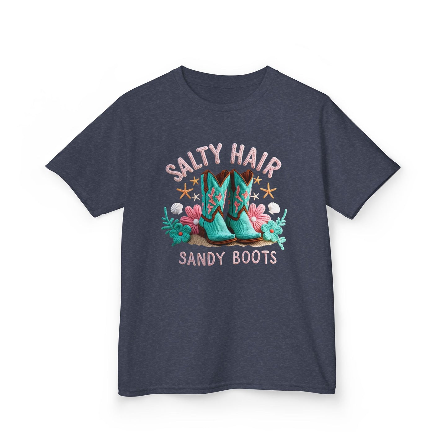 Salty Hair, Sandy Boots" Tee