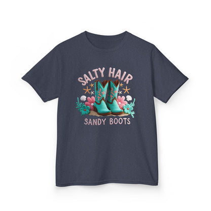 Salty Hair, Sandy Boots" Tee