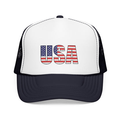 USA Flag Trucker Hat
