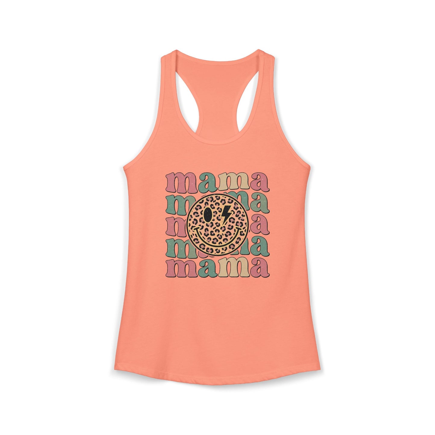 Mama Smiley Racerback Tank