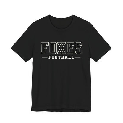 Foxes Football Tee — Green Collegiate Team Shirt
