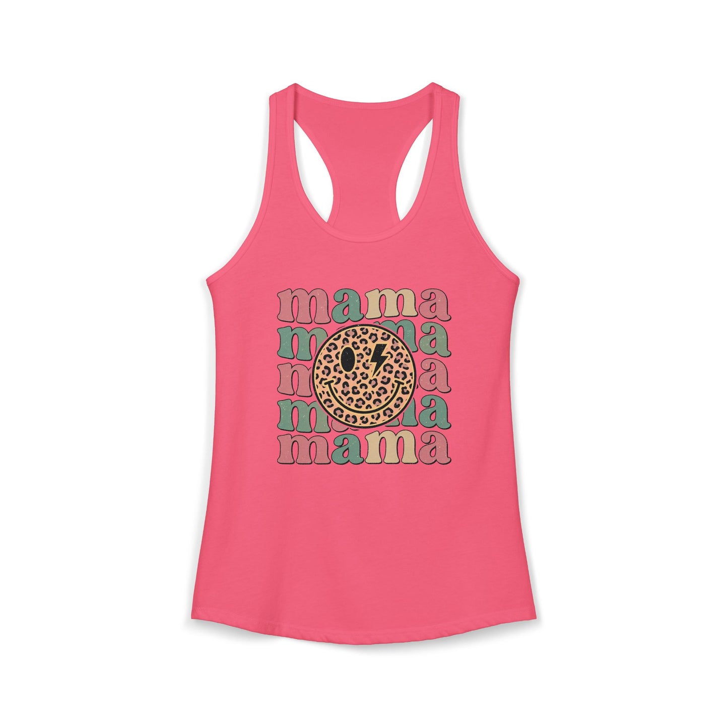 Mama Smiley Racerback Tank