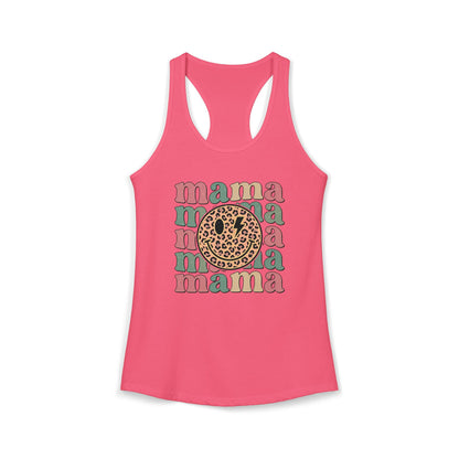 Mama Smiley Racerback Tank