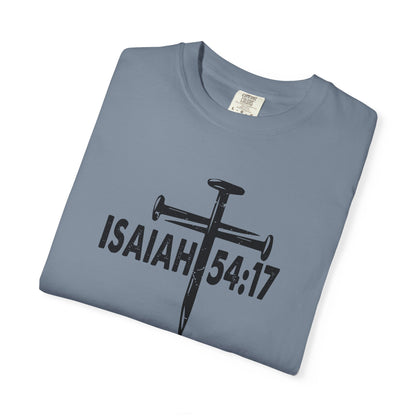 Isaiah 54:17 Faith Tee Front& Back