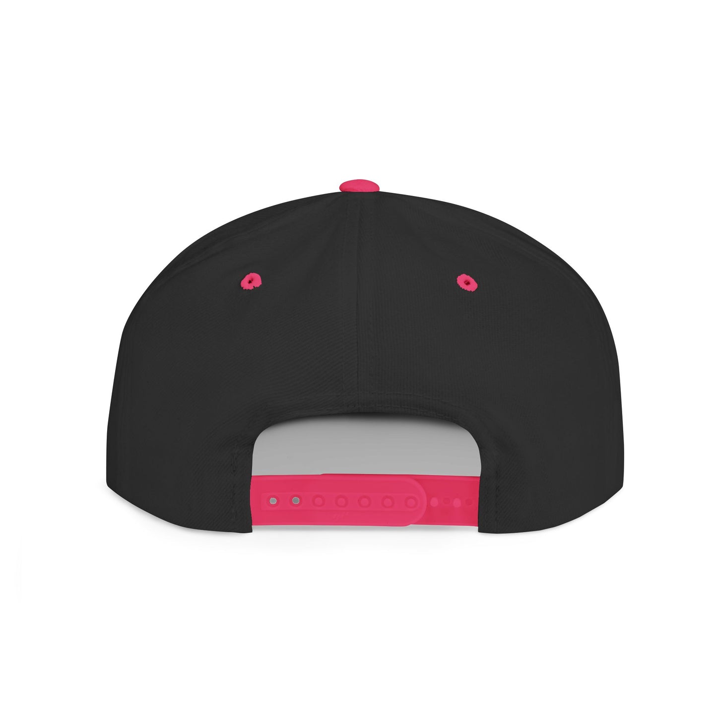 Mama Checkerboard Flat Bill Snapback Hat — Retro Pink Script Cap for Moms