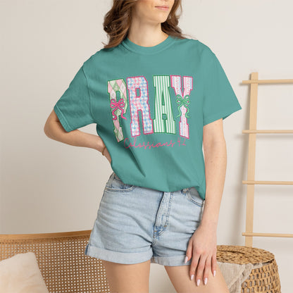 Pray Floral Graphic Tee
