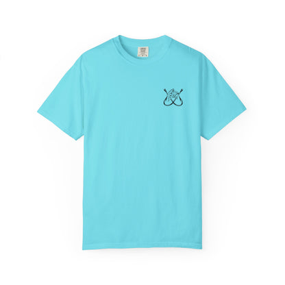 Fishing Hook Flag T-Shirt — "Bite Me" Back Graphic