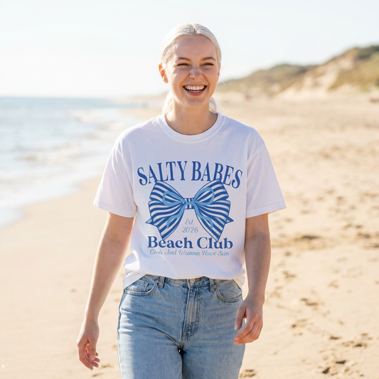 Salty Babes Beach Club Tee