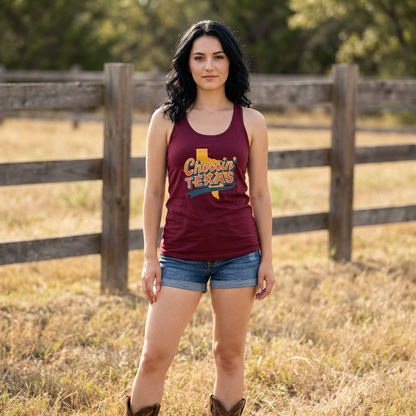 Choosin' Texas Racerback Tank