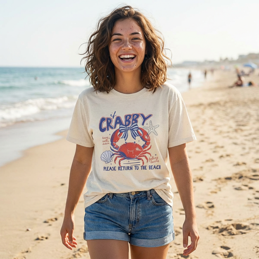 Crabby Please Return Tee