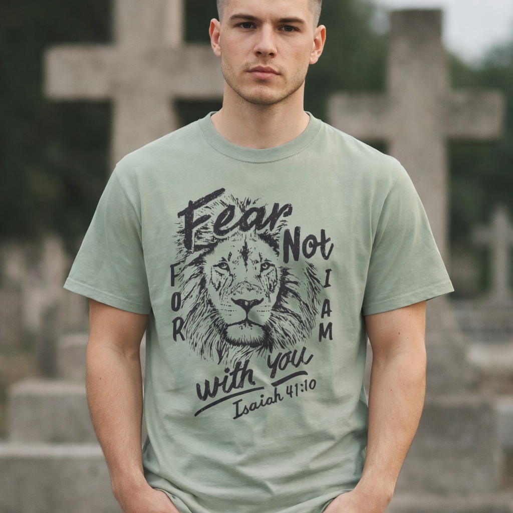 Fear Not Lion- Isaiah 41:10 Tee