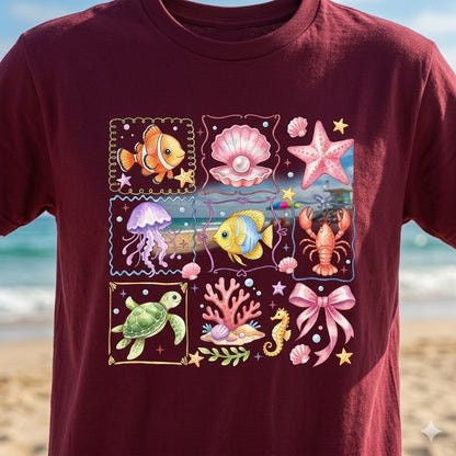 Kids Sea Creatures Tee