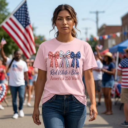 Patriotic Red White & Blue Tee