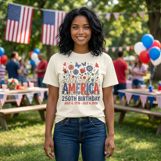 America 250th Birthday Tee