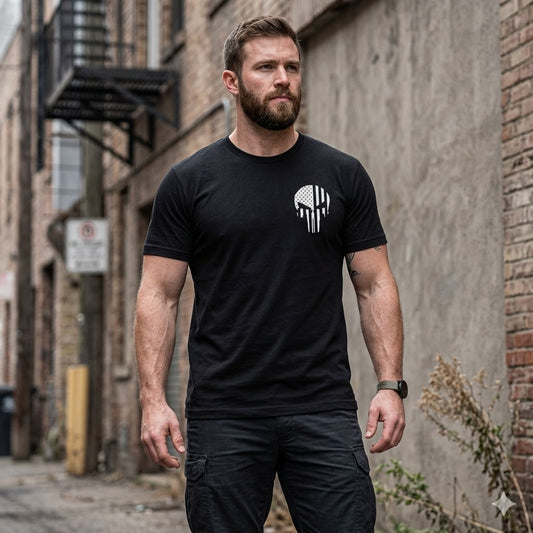 American Skull Tee