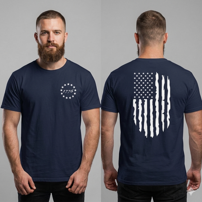 1776 American Flag Tee