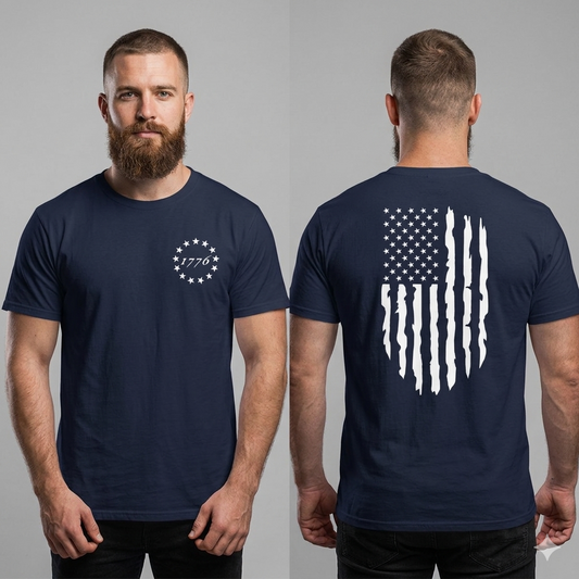 1776 American Flag Tee
