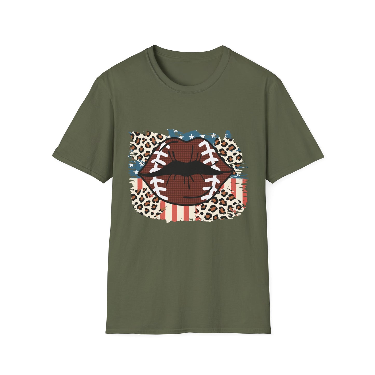 Football Lips Graphic Tee