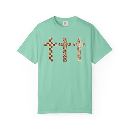 Animal Print Cross Tee