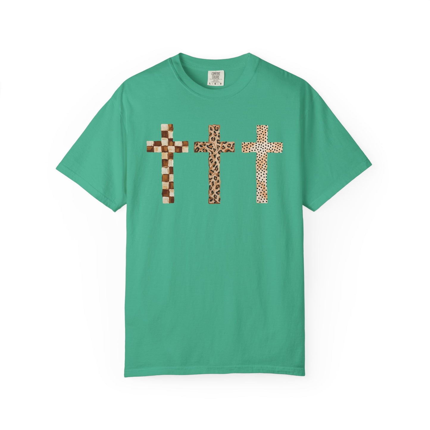Animal Print Cross Tee
