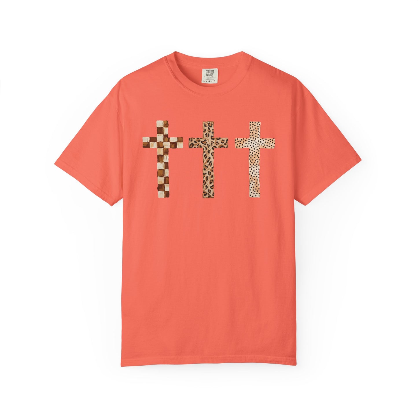 Animal Print Cross Tee