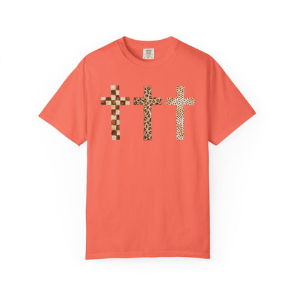 Animal Print Cross Tee